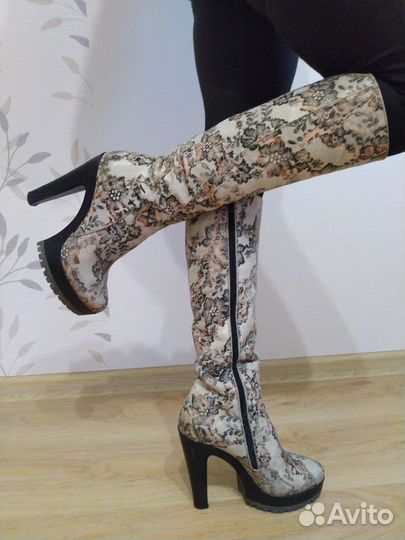 Сапоги демисезон натуральная кожа