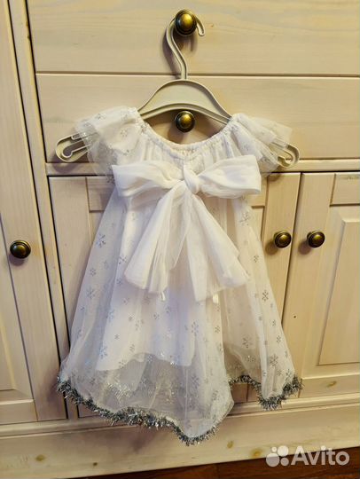 Платье новогоднее для девочки 1-2 года