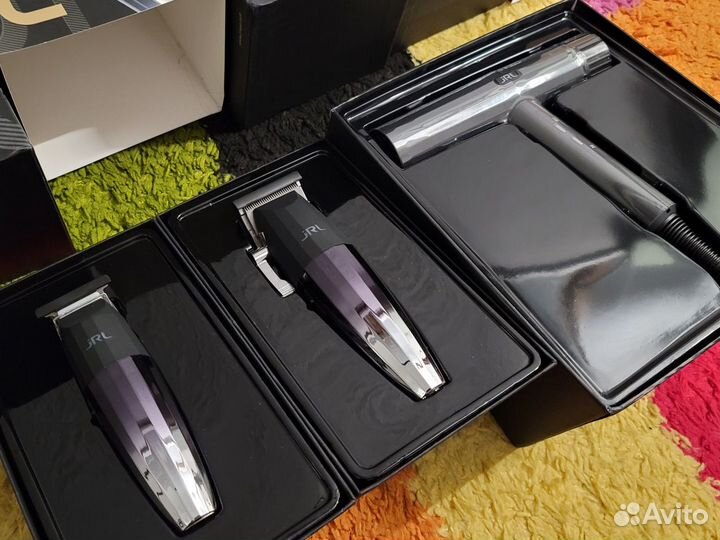 Машинка + триммер + фен jrl