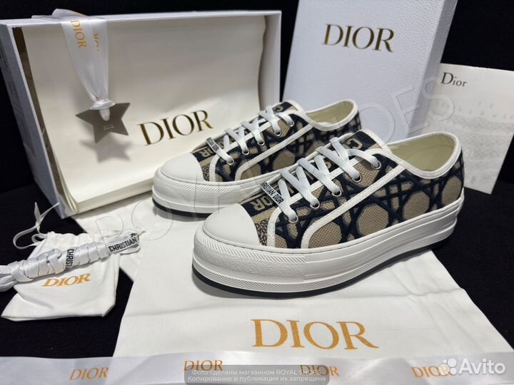 Кеды женские Christian Dior Walk'n' Dior platform