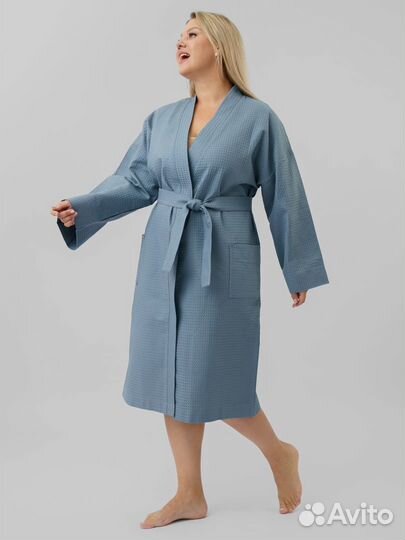 Халат банный вафельный Артикул 1130 - 1127