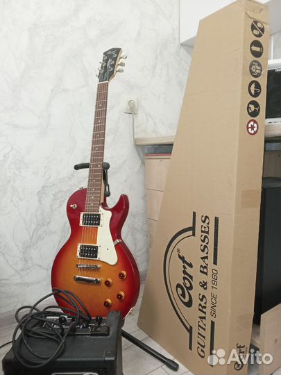 Электрогитара Les pol Cort cr100