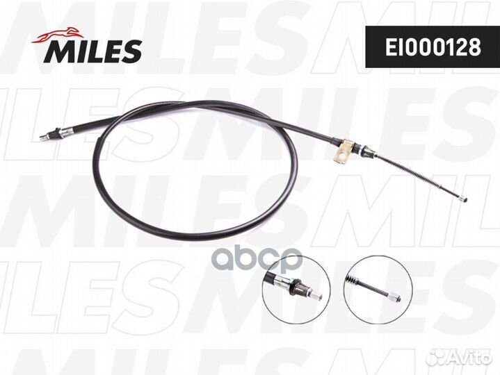 Трос ручного тормоза nissan note 06- задний лев