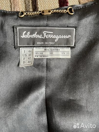 Куртка/ жакет Salvatore Ferragamo кожа оригинал