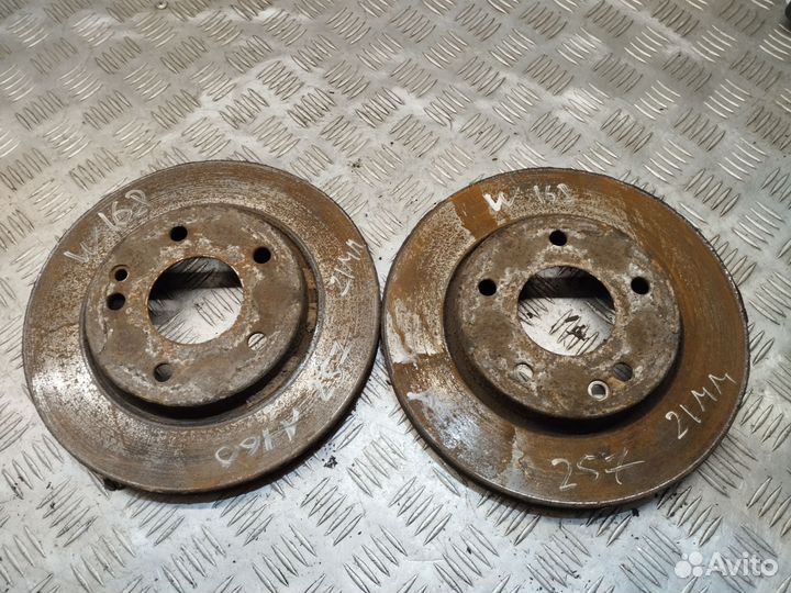 Тормозные диски Mercedes А класс w168