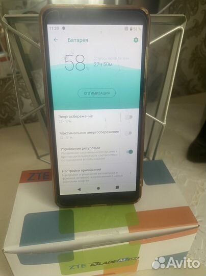 Телефон zte