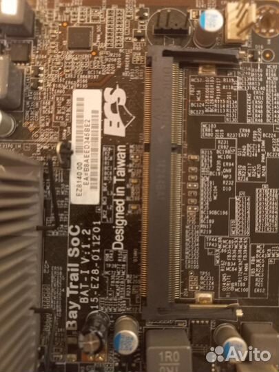 Материнская плата с процессором