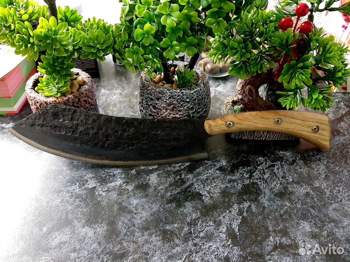 Нож топорик Гектор ручная работа кованый