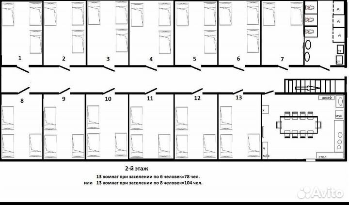 Общежитие для рабочих