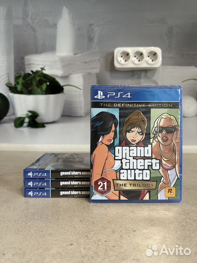 GTA Trilogy PS4 (Новый диск)