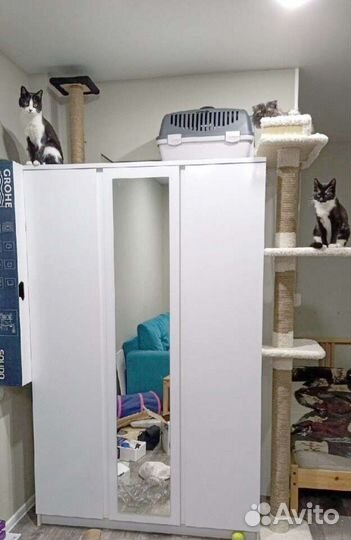 Домик для кошки с когтеточкой