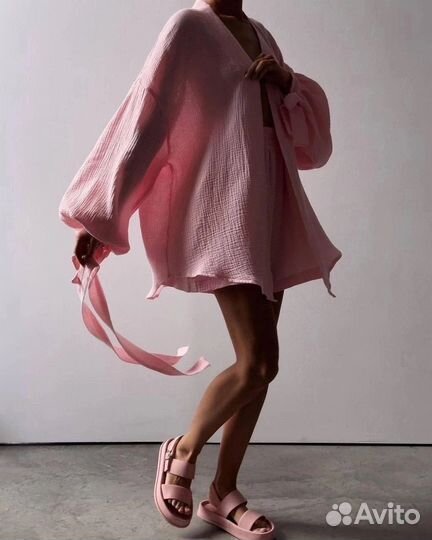 Костюм из муслина кимоно