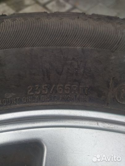 Колеса в сборе r17 зимние