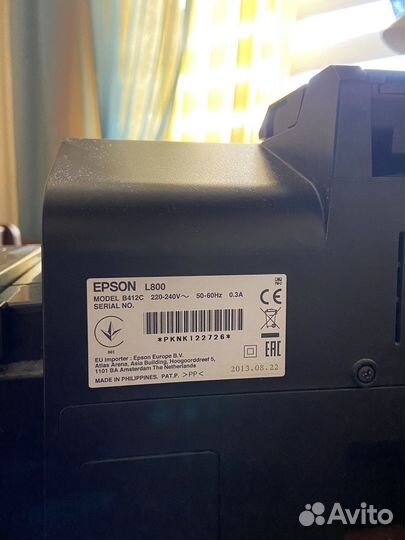 Принтер epson l800