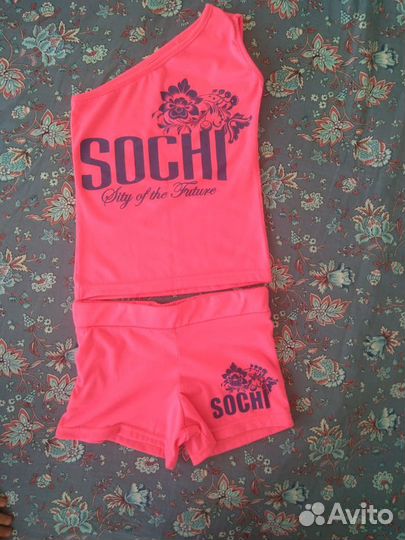 Костюм шорты и кофта