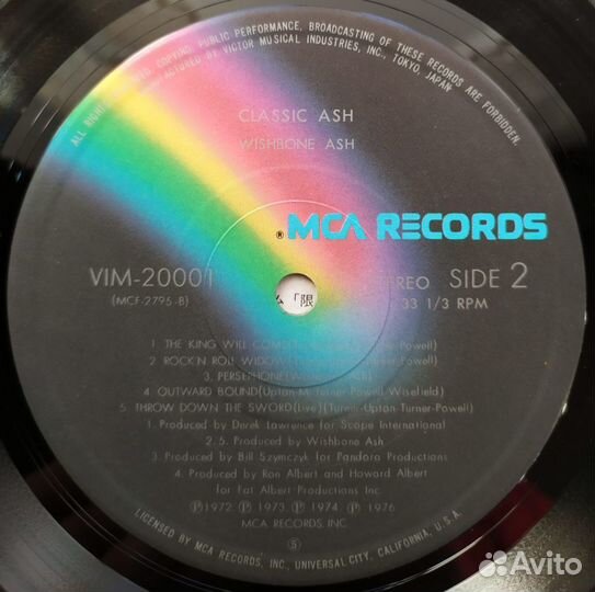 LP - Wishbone Ash - Classic Ash /Japan- MCA/ -1977
