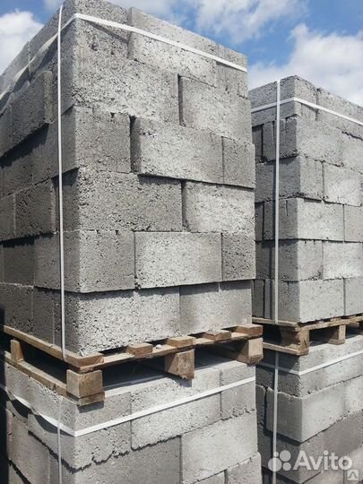 Керамзитобетонные блоки 4х пустотные