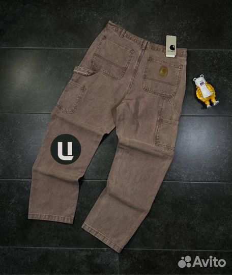 Джинсы carhartt широкие