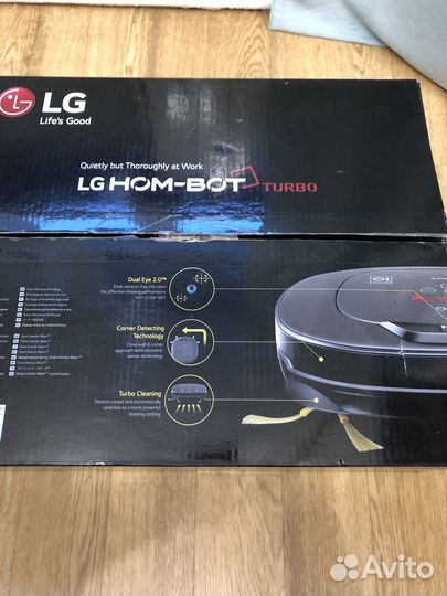 Робот пылесос lg hom bot