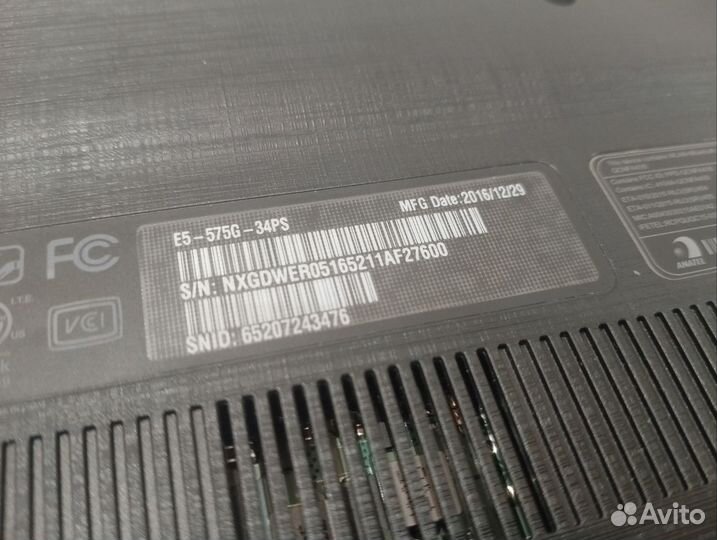 Acer i3 6006U/12gb ddr4/1Tb/NV 940MX 2Gb