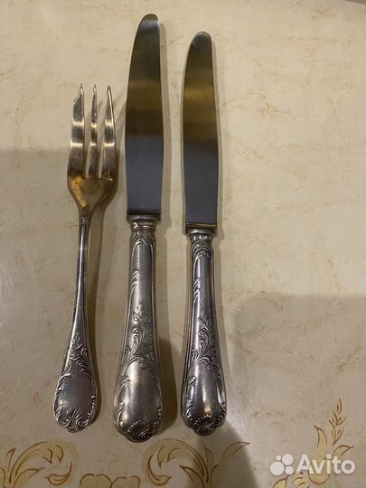 Вилка, нож десертные Christofle Marly