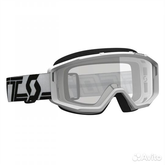 Очки кроссовые scott Primal clear white black clea