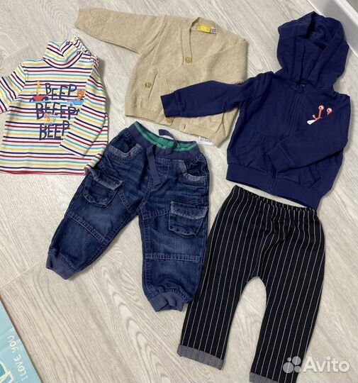 Вещи пакетом на мальчика 6-9 m