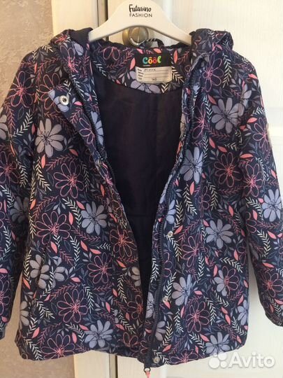 Куртка ветровка весенняя futurino 140 для девочки