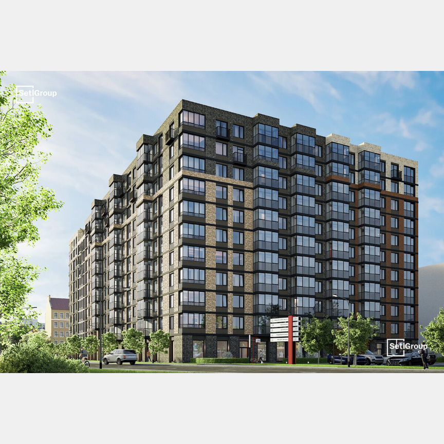 1-к. квартира, 34,2 м², 5/12 эт.