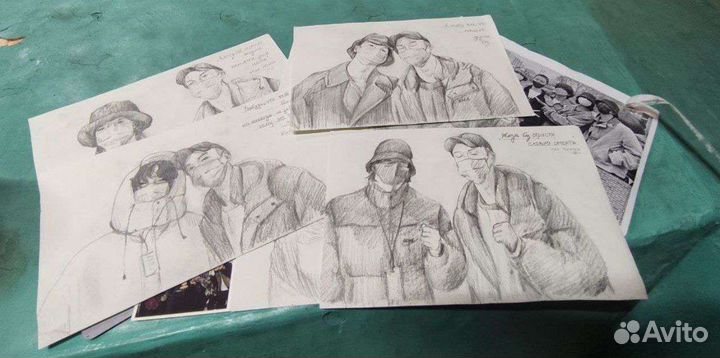 Набор артов проводы Джина, BTS