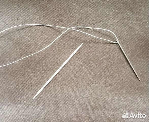 Нитки натуральный лён