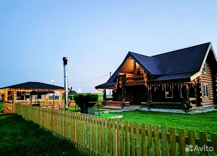 Баня. Дом. Беседка с купелью