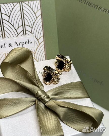 Серьги VAN cleef & arpels