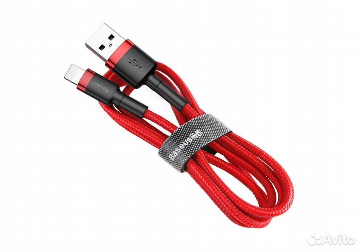 Кабель USB baseus Cafule, USB - Lightning, 1.5А, 2