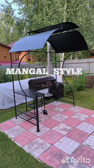 Беседка с мангалом