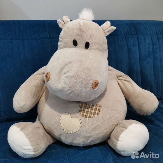 Мягкая игрушка бегемот