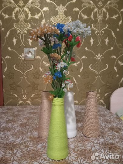 Гипсофила из бисера