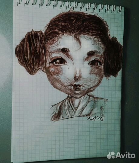 Портрет по фотографии (графика)