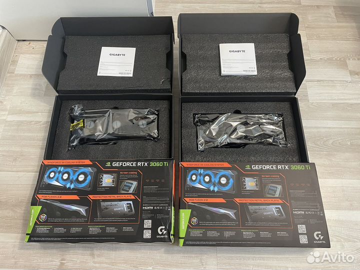 Видеокарты Gigabyte Geforce RTX 3060 ti (lhr)
