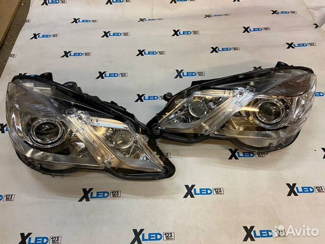 Фара левая правая Mercedes E-class W212 дорест