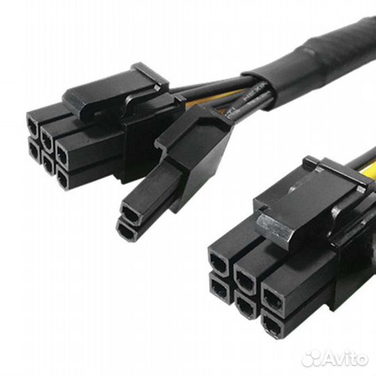 Разветвитель с 8pin (pcie) на 2*6+2pin (pcie)