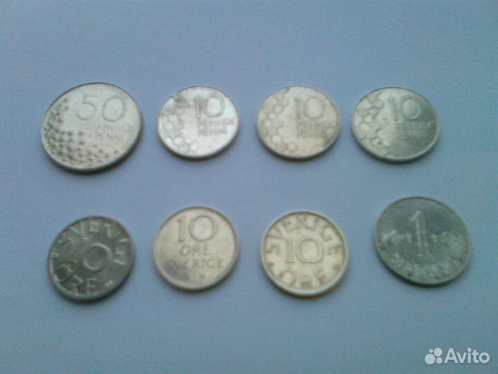 Монеты Швеция, Норвегия, Финляндия