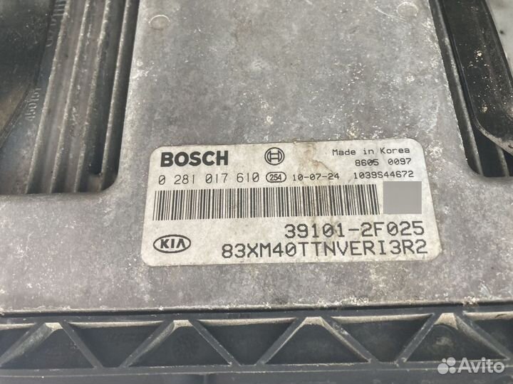 Эбу двигателя D4HB Кия Соренто 2 XM АКПП 4WD