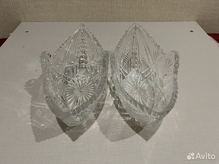 Хрустальная конфетница/салатница 