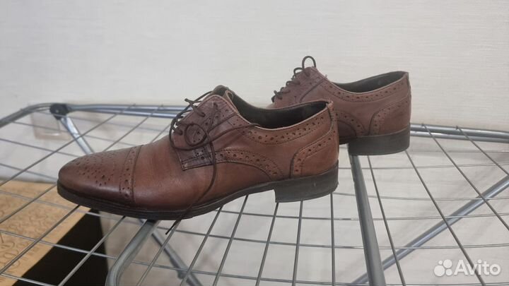 Кожаные туфли 40,5р