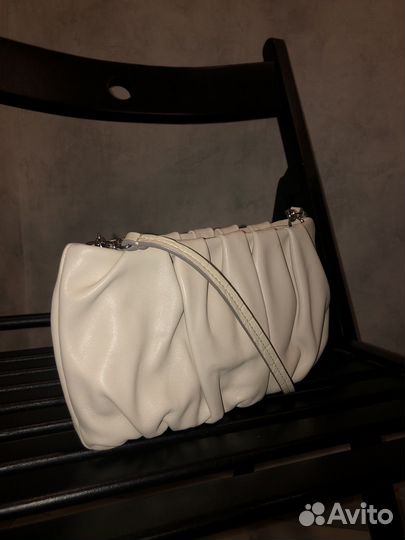 Сумка Staud Bean белая оригинал