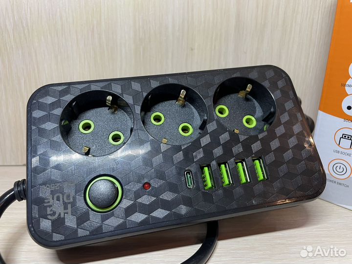 Удлинитель с usb и type-c 3 метра