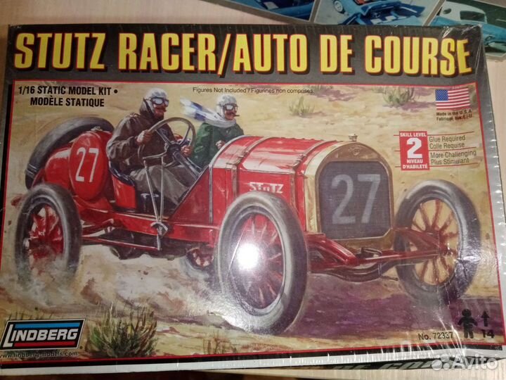 Сборная модель автомобиля stutz racer 1:16