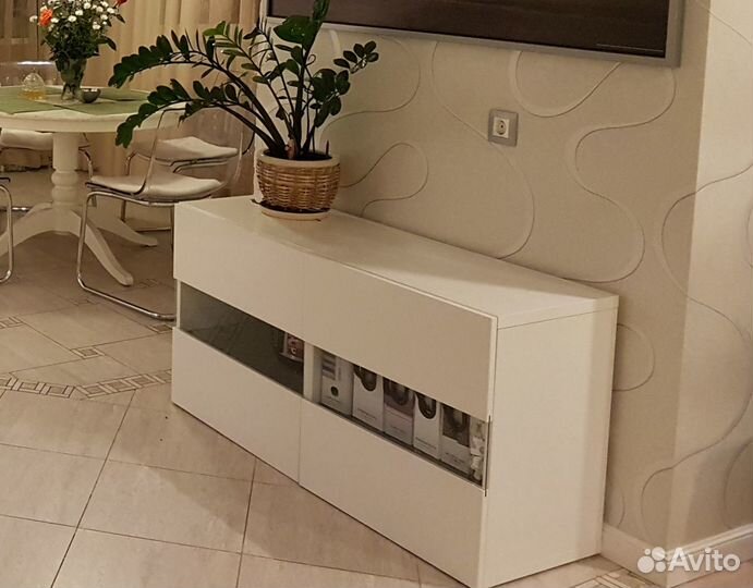 Комбинация д/хранения+стекл дверцы бесто Икеа