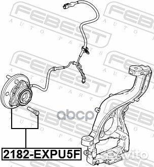 Ступица передняя ford explorer 2002-2011 CAN